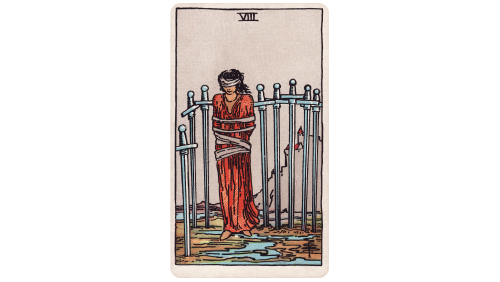 Eight of Swords Tarot Card