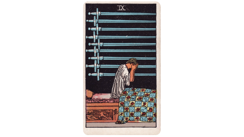 Nine of Swords Tarot Card