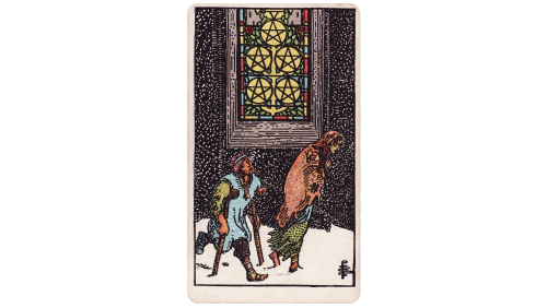 Five of Pentacles Tarot Card
